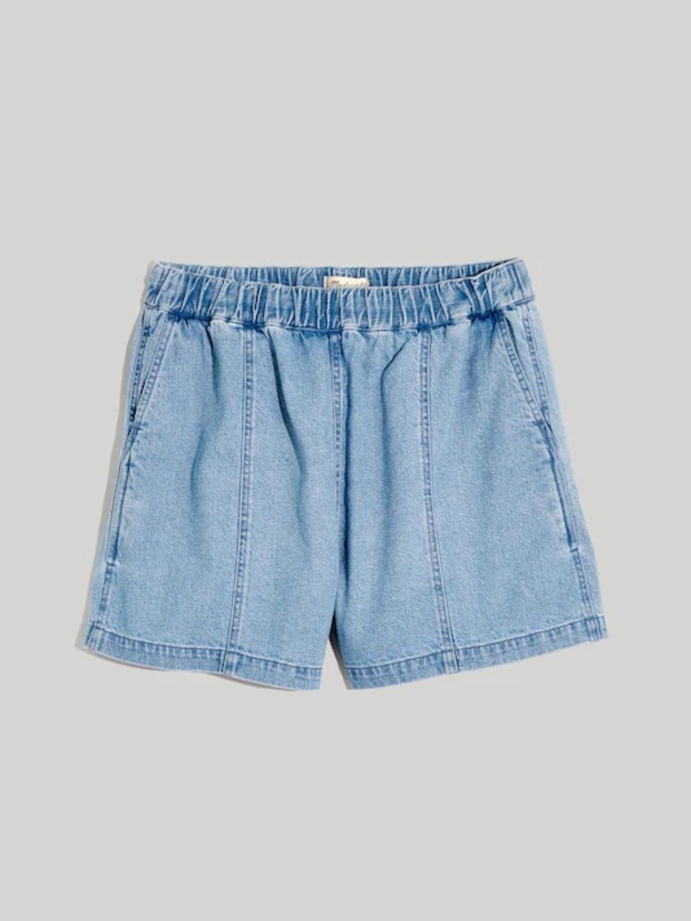 Madewell Denim Easy Pull-On Shorts in Rathmore Wash